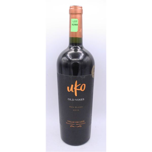 2019 UKO OLD VINES RED BLEND 750ML 14.5%
