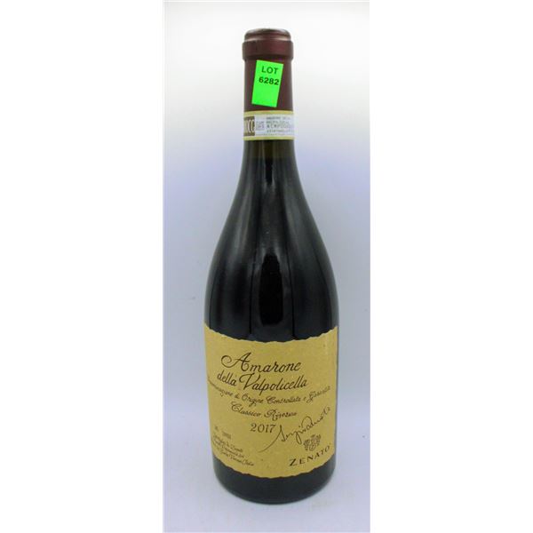 2017 AMARONE DELLA VAPOLICELLA 750ML 17% ALCOHOL