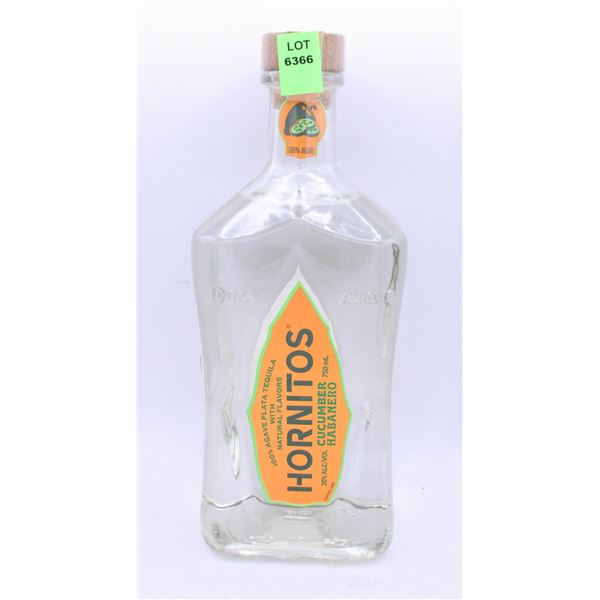 HORNITOS CUCUMBER HABANERO TEQUILA 750ML 35%