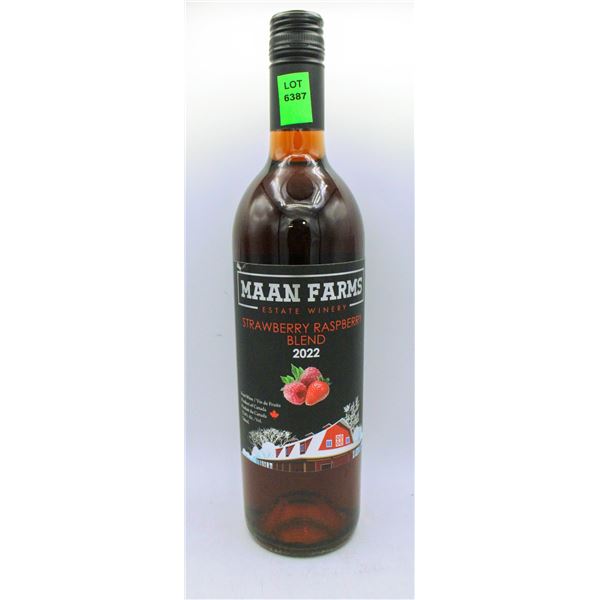 2022 MAAN FARMS STRAWBERRY RASPBERRY WINE 750ML