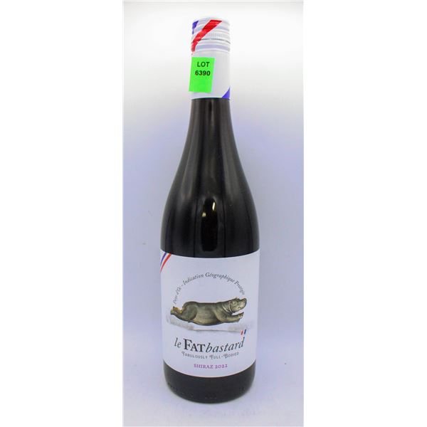 2022 LE FAT BASTARD SHIRAZ 750ML 13% ALCOHOL