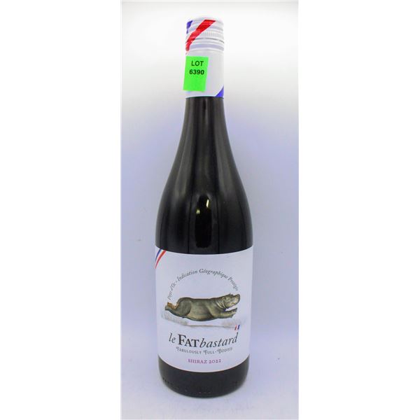 2022 LE FAT BASTARD SHIRAZ 750ML 13% ALCOHOL