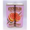 Image 1 : 4 PACK STICKLER GRAPEFRUIT GIN AND FRUIT COCKTAIL