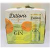Image 1 : 6 PACK DILLON'S TANGERINE GIN COCKTAIL 5%