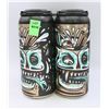 Image 1 : 4 PACK HEAVY METAL HORCHATA BEER 5.5% ALCOHOL