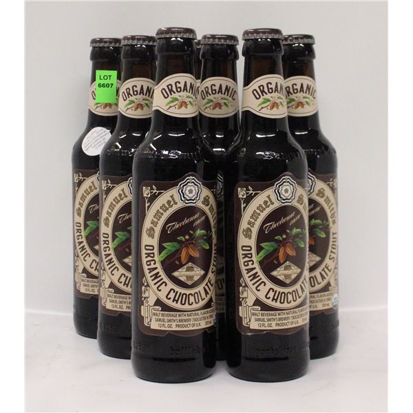 8 PACK ORGANIC CHOCOLATE STOUT 5% ALCOHOL