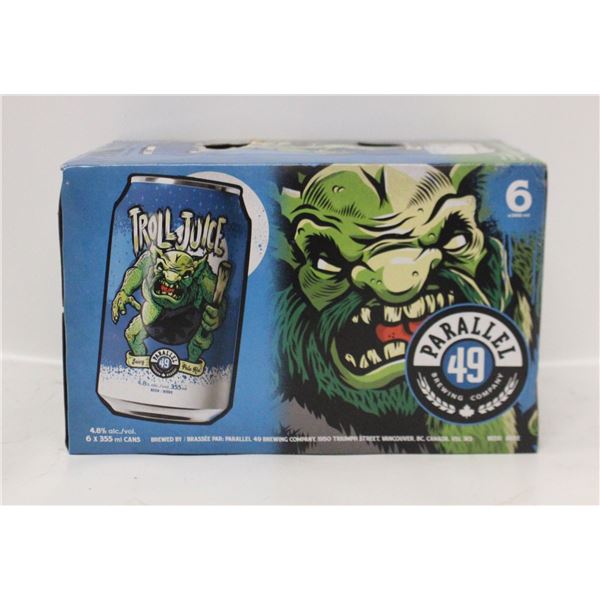 6 PACK TROLL JUICE PARALLEL 49 - 4.8% ALCOHOL