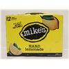 Image 1 : 12 PACK MIKE'S HARD LEMONADE 5% ALCOHOL 12 X 355ML