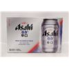 Image 1 : 6 PACK SUPER DRY ASAHI 0/0% ALCOHOL 6 X 330ML
