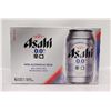 Image 1 : 6 PACK SUPER DRY ASAHI 0/0% ALCOHOL 6 X 330ML