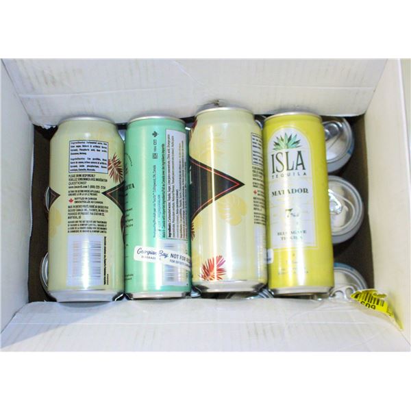 LOT OF ALCOHOLIC BEVERAGES - 355-473ML 7%