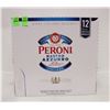 Image 1 : 12 PACK PERONI NASTRO AZZURRO ITALIANA BEER 5%