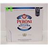 Image 1 : 12 PACK PERONI NASTRO AZZURRO ITALIANA BEER 5%