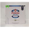 Image 1 : 12 PACK PERONI NASTRO AZZURRO ITALIANA BEER 5%