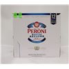 Image 1 : 12 PACK PERONI NASTRO AZZURRO ITALIANA BEER 5%