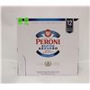 Image 1 : 12 PACK PERONI NASTRO AZZURRO ITALIANA BEER 5%