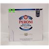Image 1 : 12 PACK PERONI NASTRO AZZURRO ITALIANA BEER 5%