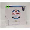 Image 1 : 12 PACK PERONI NASTRO AZZURRO ITALIANA BEER 5%