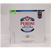 Image 1 : 12 PACK PERONI NASTRO AZZURRO ITALIANA BEER 5%