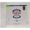 Image 1 : 12 PACK PERONI NASTRO AZZURRO ITALIANA BEER 5%