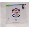 Image 1 : 12 PACK PERONI NASTRO AZZURRO ITALIANA BEER 5%