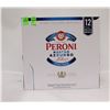 Image 1 : 12 PACK PERONI NASTRO AZZURRO ITALIANA BEER 5%