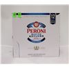 Image 1 : 12 PACK PERONI NASTRO AZZURRO ITALIANA BEER 5%