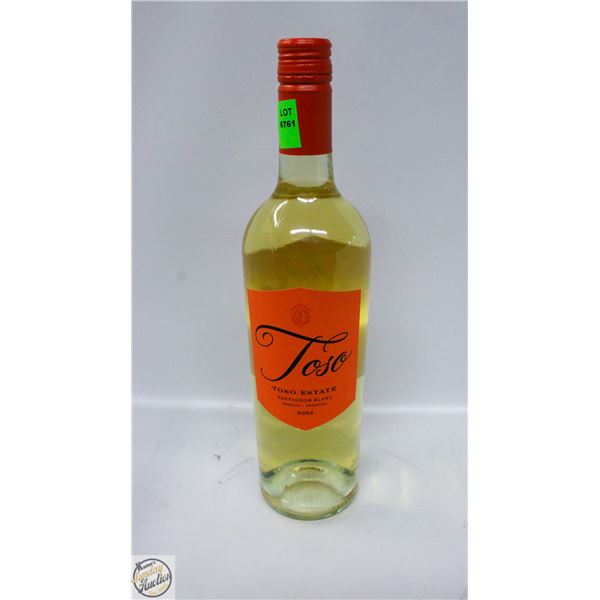 2023 TOSO ESTATE SAUVIGNON BLANC 750ML 11.5%