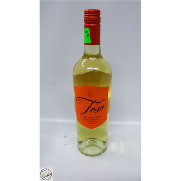 2023 TOSO ESTATE SAUVIGNON BLANC 750ML 11.5%