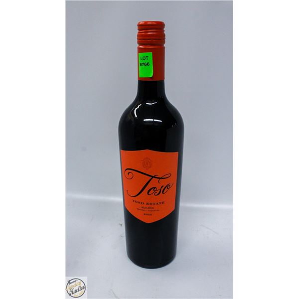 2022 TOSO ESTATE MALBEC 750ML 14% ALCOHOL