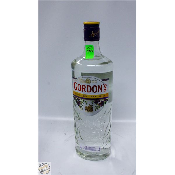 GORDON'S LONDON DRY GIN 750ML 40% ALCOHOL