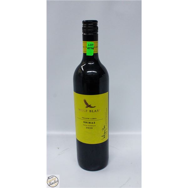 2020 WOLF BLASS YELLOW LABEL SHIRAZ 750ML