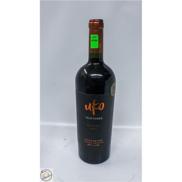 2019 UKO OLD VINES RED BLEND 750ML 14.5%