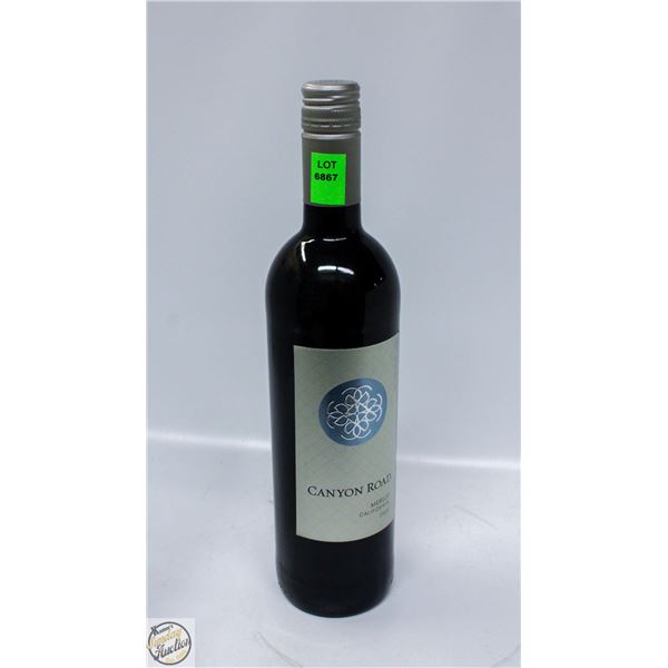 2020 CANYON ROAD MERLOT 750ML 12.5% ALCOHOL
