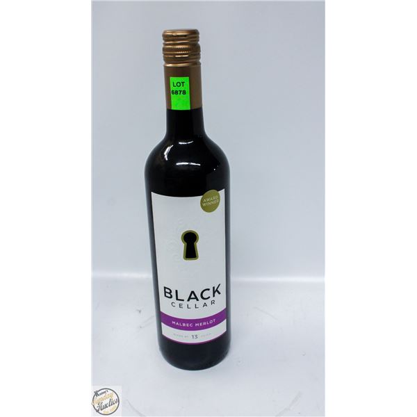 BLACK CELLER MALBEC MERLOT 750ML 13% ALCOHOL
