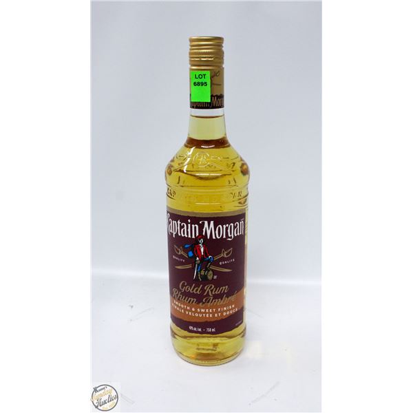 CAPTAIN MORGAN GOLD RUM 750ML 40% ALCOHOL