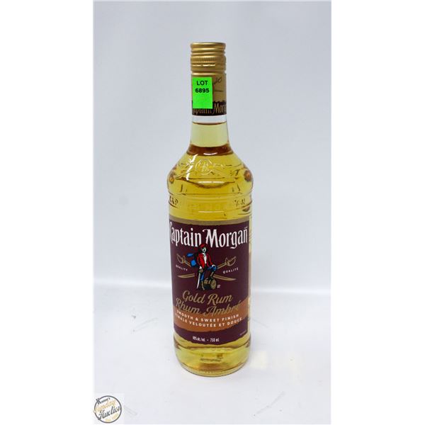 CAPTAIN MORGAN GOLD RUM 750ML 40% ALCOHOL