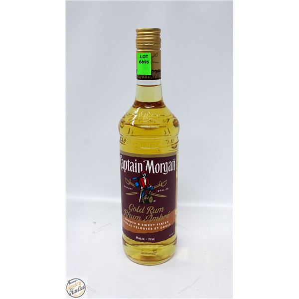 CAPTAIN MORGAN GOLD RUM 750ML 40% ALCOHOL