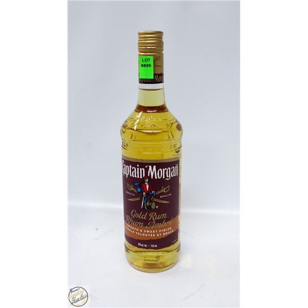 CAPTAIN MORGAN GOLD RUM 750ML 40% ALCOHOL