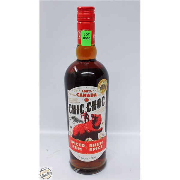 CHIC CHOC SPICED RUM 750ML 42.1% ALCOHOL