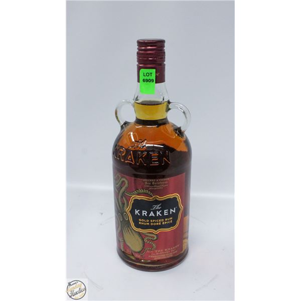 THE KRAKEN GOLD SPICED RUM 750ML 35% ALCOHOL
