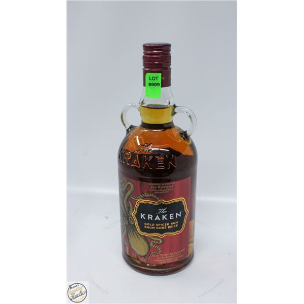THE KRAKEN GOLD SPICED RUM 750ML 35% ALCOHOL