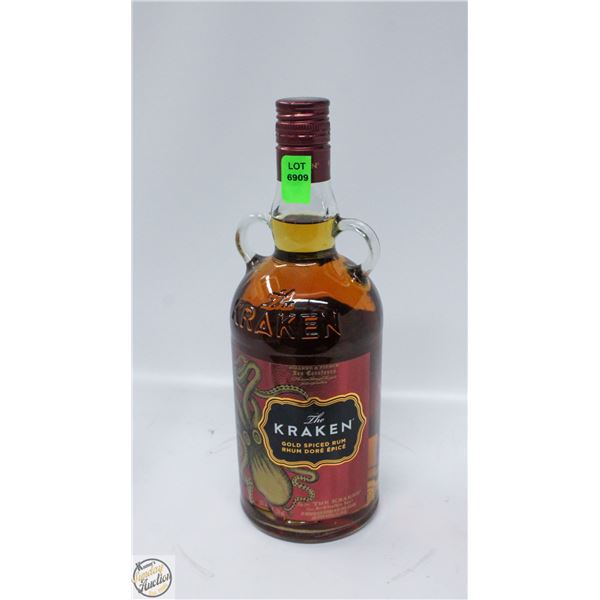 THE KRAKEN GOLD SPICED RUM 750ML 35% ALCOHOL