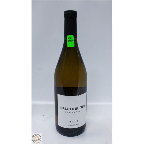 2022 BREAD & BUTTER CHARDONNAY 750ML 13.5%