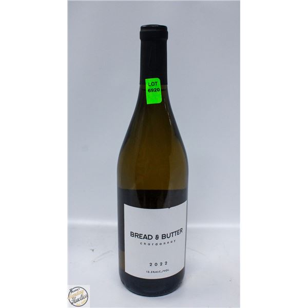 2022 BREAD & BUTTER CHARDONNAY 750ML 13.5%
