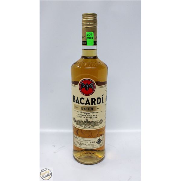 BACARDI GOLD SUPERIOR GOLD RUM 750ML 40%