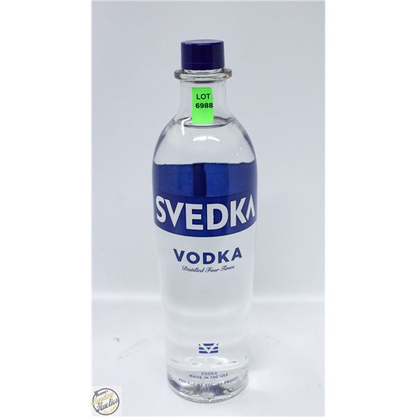 SVEDKA VODKA DISTILLED FOUR TIMES 750ML 40%