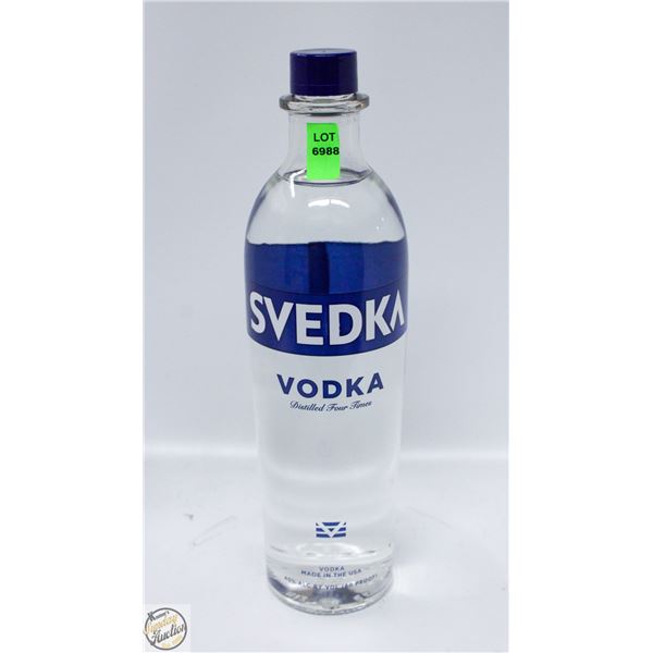SVEDKA VODKA DISTILLED FOUR TIMES 750ML 40%