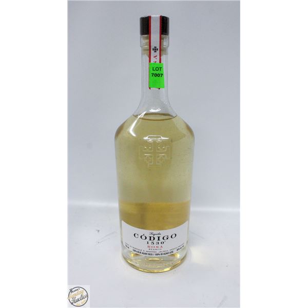 TEQUILA CODIGO 1530 ROSA BLANCO 750ML 40%
