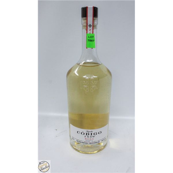 TEQUILA CODIGO 1530 ROSA BLANCO 750ML 40%